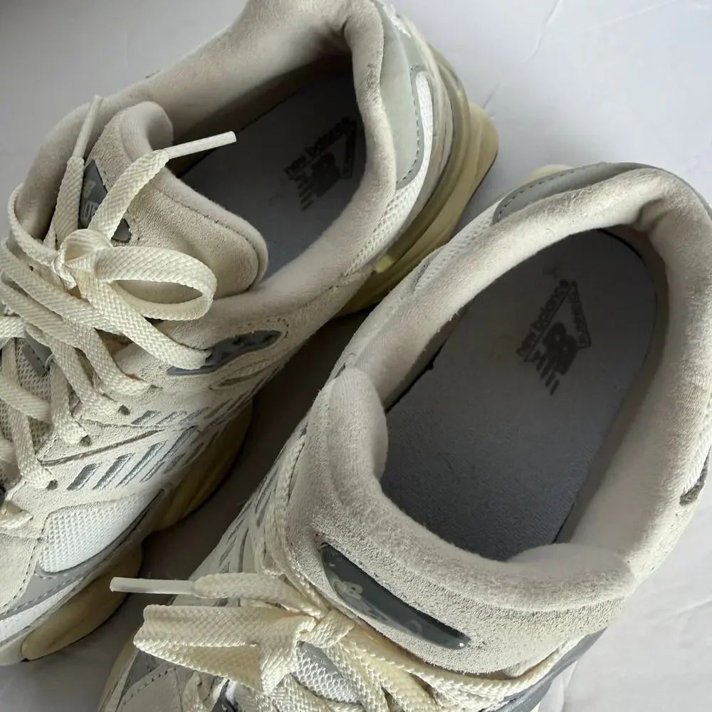 New Balance 9060 Sea Salt Concrete White Grey Chunky Sneakers Men 9.5 U9060ECA